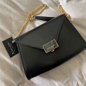 Kate Spade Black Leather Shoulder Bag